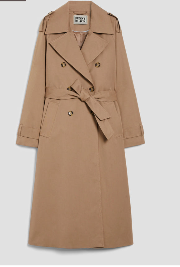 PENNY BLACK TRENCH RIGEL