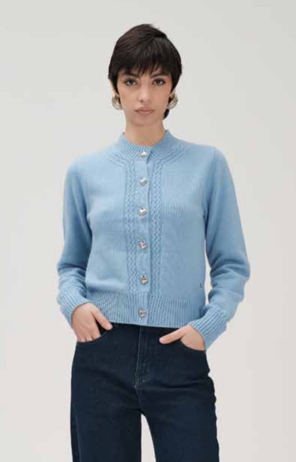 WHITE WISE CARDIGAN WW20150